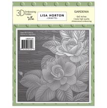 Lisa Horton Crafts Embossing Folder 6X6 - Gardenia