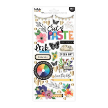 Vicki Boutin Cardstock Stickers 6X12 - Cut &amp; Paste