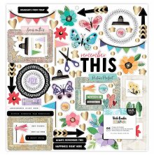 Vicki Boutin Foam Stickers 12X12 - Cut &amp; Paste