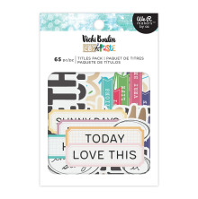 Vicki Boutin Ephemera Die-Cuts 65/Pkg - Cut &amp; Paste Titles