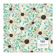 Vicki Boutin Vellum with Foil 12X12 - Cut &amp; Paste