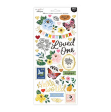 Maggie Holmes Cardstock Stickers 6X12 - Pretty Picnic