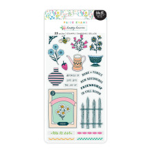 Paige Evans Clear Stamp Set - Happy Haven