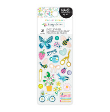 Paige Evans Puffy Stickers - Happy Haven