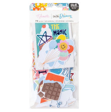 Shimelle Ephemera Die-Cuts 73/Pkg - Live The Dream