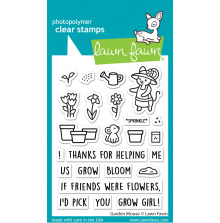 Lawn Fawn Clear Stamps 3X4 - Garden Mouse LF3364