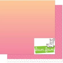 Lawn Fawn Gleeful Gradients Paper 12X12 - Sunset Skies LF3756