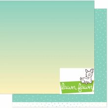 Lawn Fawn Gleeful Gradients Paper 12X12 - Daybreak Skies LF3758