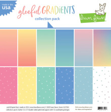 Lawn Fawn Collection Pack 12X12 - Gleeful Gradients LF3763