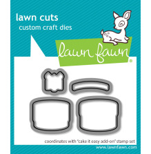 Lawn Fawn Dies - Cake It Easy Add-On LF3774