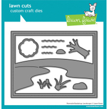 Lawn Fawn Dies - Riverside Backdrop: Landscape LF3815