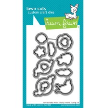 Lawn Fawn Dies - Shello, Friend LF3790