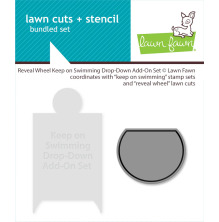 Lawn Fawn Dies - Reveal Wheel Keep On Swimming Drop-Down  LF3787