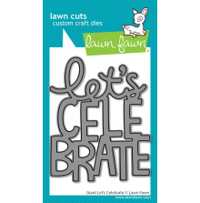 Lawn Fawn Dies - Giant Lets Celebrate LF3812