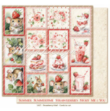 Maja Design Strawberry Thief 12X12 - Cut-out-cards
