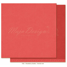 Maja Design Monochromes 12X12 Shades of Strawberry  - Yummie red