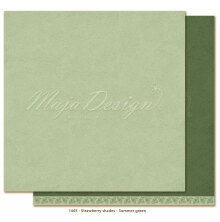 Maja Design Monochromes 12X12 Shades of Strawberry  - Summer green