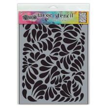 Dylusions Stencil 9X12 - Brush Strokes