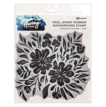 Simon Hurley create. Background Stamp 6X6 - Whimsical Florals