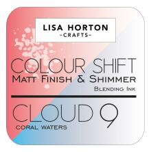 Lisa Horton Crafts Cloud 9 Color Shift Ink Pad - Coral Waters