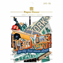 Paper House Self-Adhesive Die-Cuts - New York City