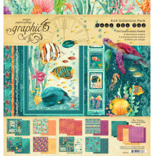 Graphic 45 Collection Pack 8X8 - Seas The Day