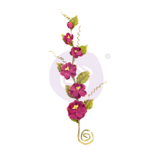 Prima Pretty Mosaic Mulberry Paper Flowers 1/Pkg - Spinel UTGENDE