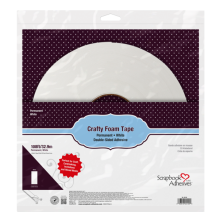 Scrapbook Adhesives 3L Crafty Foam Tape 1mm 32.9 meter - White