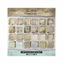 Tim Holtz Paper Stash 2025 Vault Release 8X8 - Wallflower
