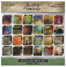 Tim Holtz Paper Stash 2025 Vault Release 12X12 - Abandoned