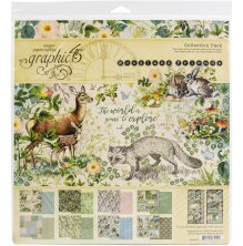 Graphic 45 Collection Pack 12X12 - Woodland Friends UTGENDE
