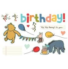 Simple Stories Simple Page Pieces - Say Cheese Classic Pooh Birthday