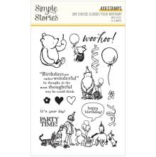 Simple Stories Clear Stamps - Say Cheese Classic Pooh Birthday Woo Hoo!