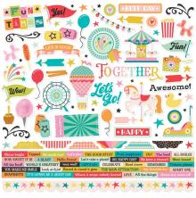 Simple Stories Sticker Sheet 12X12 - Fun Times