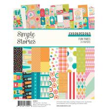 Simple Stories Double-Sided Paper Pad 6X8 - Fun Times