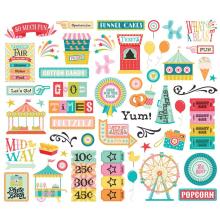 Simple Stories Bits &amp; Pieces Die-Cuts 54/Pkg - Fun Times Elements