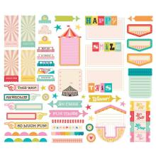 Simple Stories Bits &amp; Pieces Die-Cuts 51/Pkg - Fun Times Journal