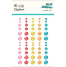 Simple Stories Enamel Dots 60/Pkg - Fun Times