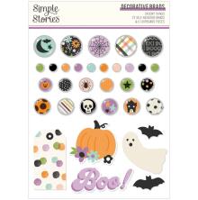 Simple Stories Self-Adhesive Brads - Spooky Things