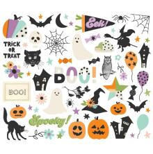 Simple Stories Bits &amp; Pieces Die-Cuts 61/Pkg - Spooky Things Elements