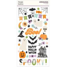 Simple Stories Chipboard Stickers 6X12 - Spooky Things