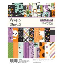 Simple Stories Double-Sided Paper Pad 6X8 - Spooky Things