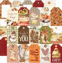 Simple Stories Simple Vintage Autumn Breeze 12X12 - Tag Elements