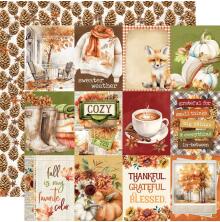 Simple Stories Simple Vintage Autumn Breeze 12X12 - 3X4 Elements