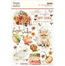 Simple Stories Rub Ons - Simple Vintage Autumn Breeze