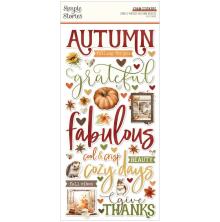 Simple Stories Foam Stickers 90/Pkg - Simple Vintage Autumn Breeze