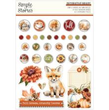 Simple Stories Self-Adhesive Brads - Simple Vintage Autumn Breeze