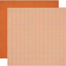 Simple Stories SV Autumn Breeze Basics Cardstock 12X12 - Harvest Gingham
