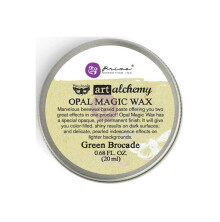 Prima Finnabair Wax Paste Opal Magic 20ml - Green Brocade