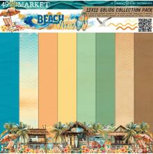 49 And Market Solid Collection Pack 12X12 - Beach Vibes
